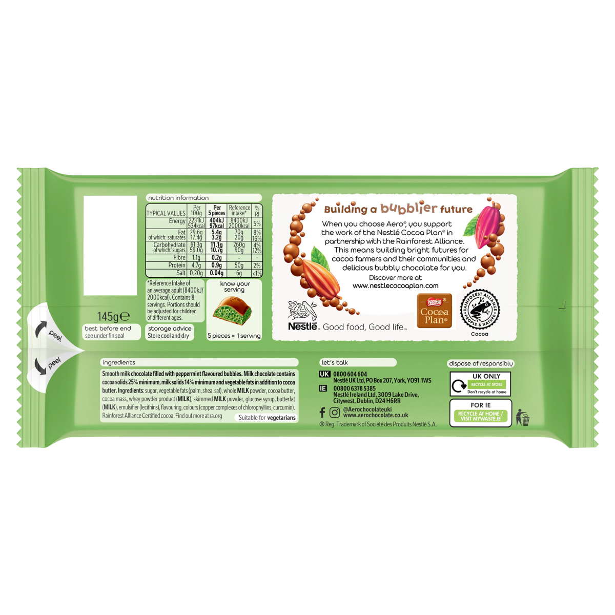 Aero Peppermint 145g