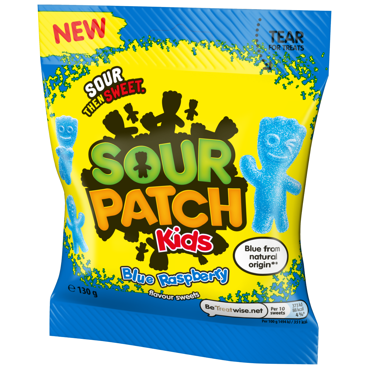 Sour Patch Kids Blue Raspberry Sweets Bag 130g