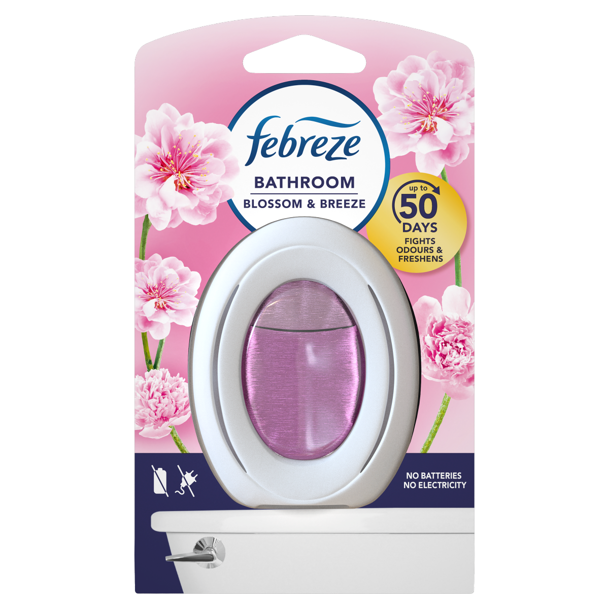 Febreze Bathroom, Continuous Air Freshener Blossom & Breeze 1 Count