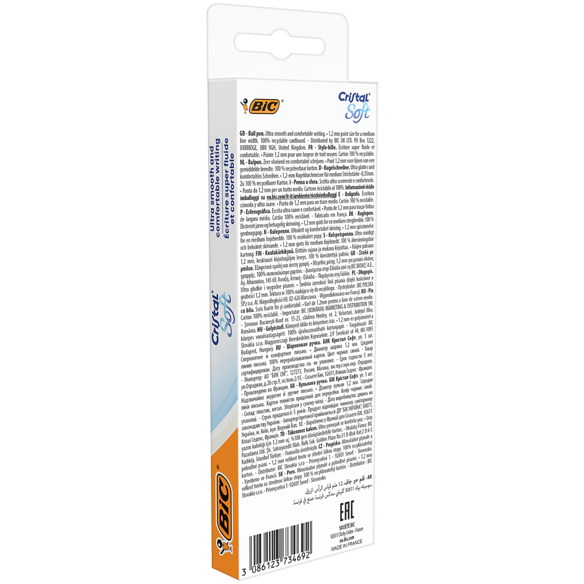 BIC Cristal Original Ball Pens x4