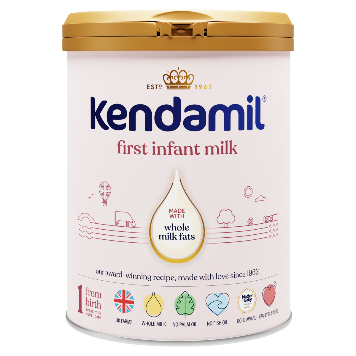 Kendamil First Infant Milk 1 From Birth Breastmilk Substitute 800g