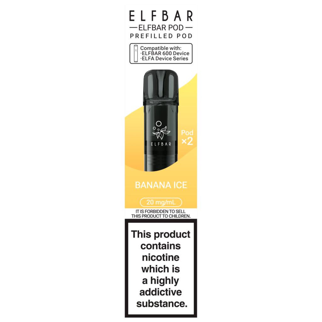 Elfbar 2 Banana Ice Prefilled Pod 20mg/ml