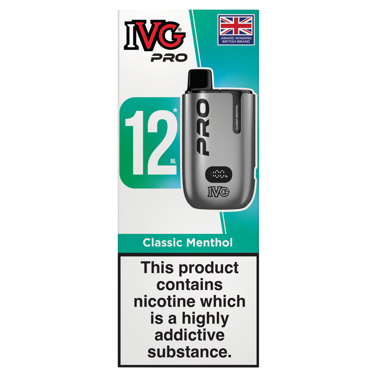 IVG Pro Classic Menthol 12ml