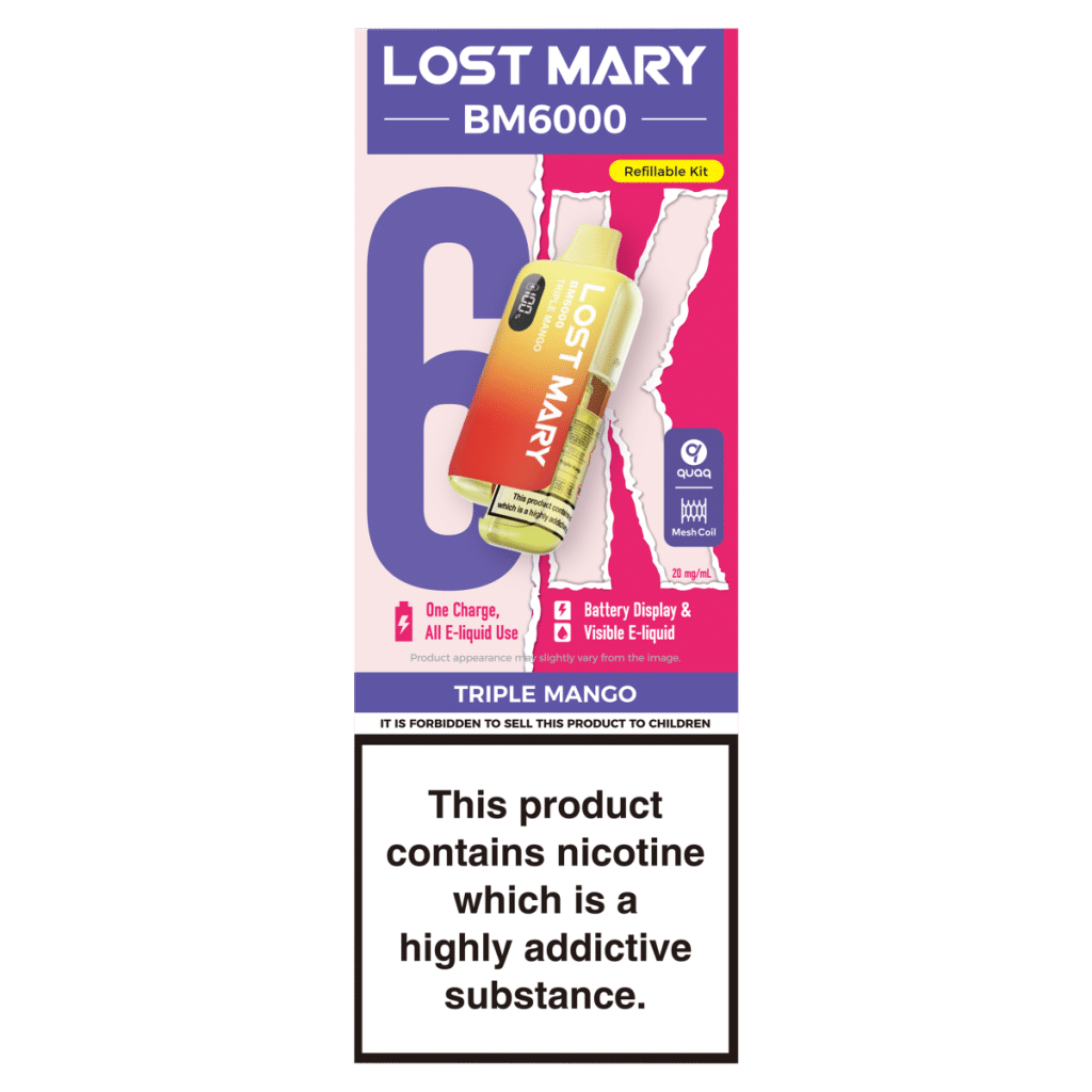 Lost Mary BM6000 Triple Mango Refillable Kit
