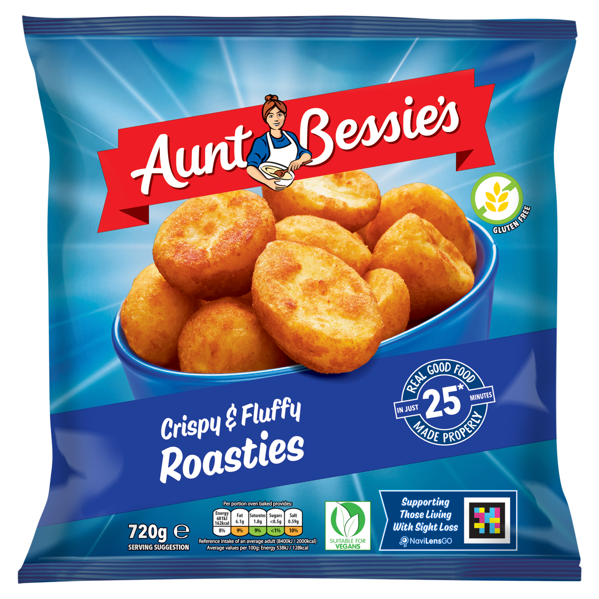 Aunt Bessie’s Crispy & Fluffy Roasties 720g