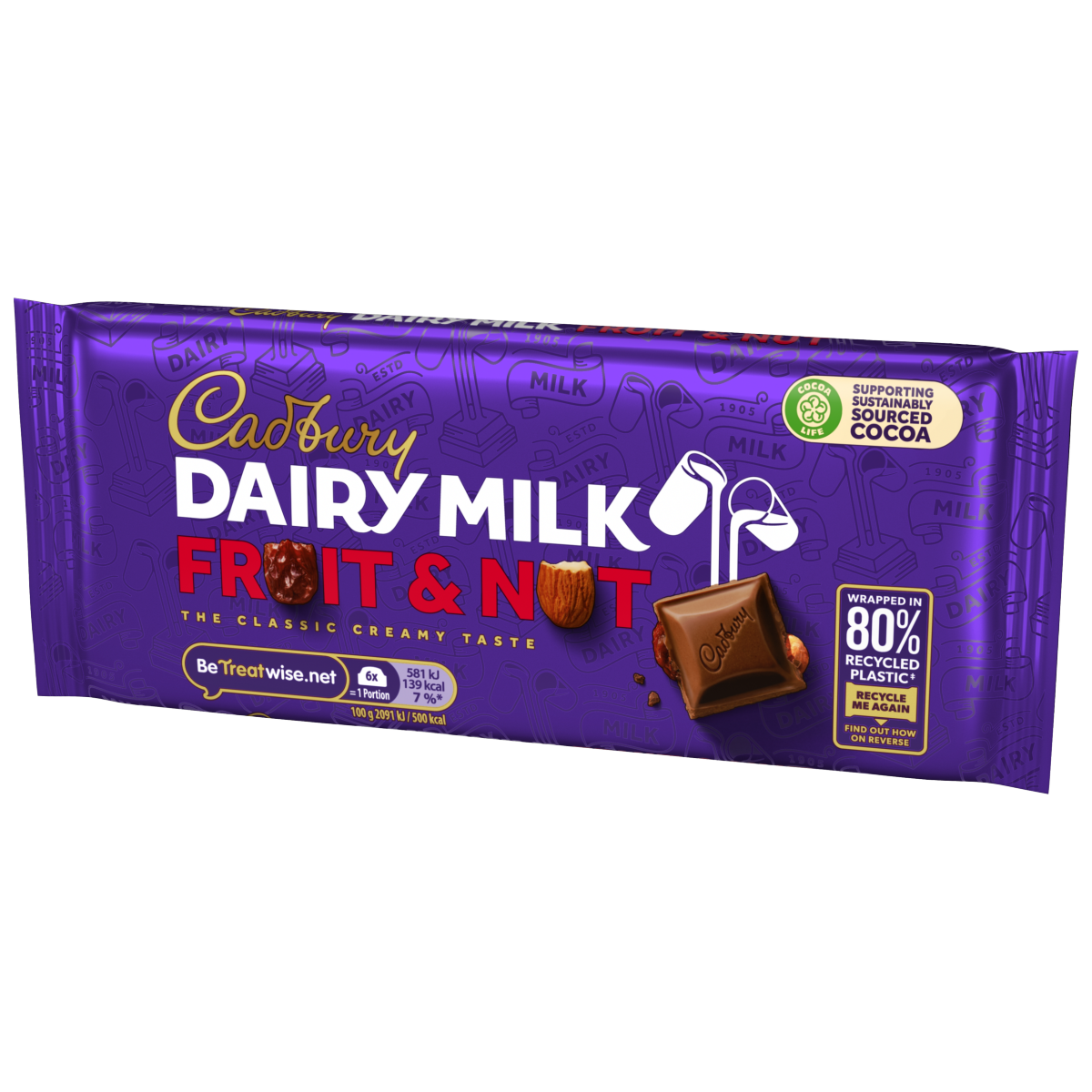 Cadbury Dairy Milk Fruit & Nut Chocolate 110g