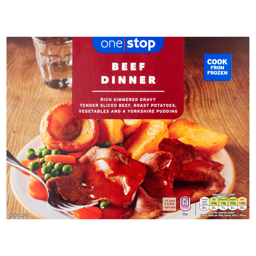 One Stop Beef Dinner 400g