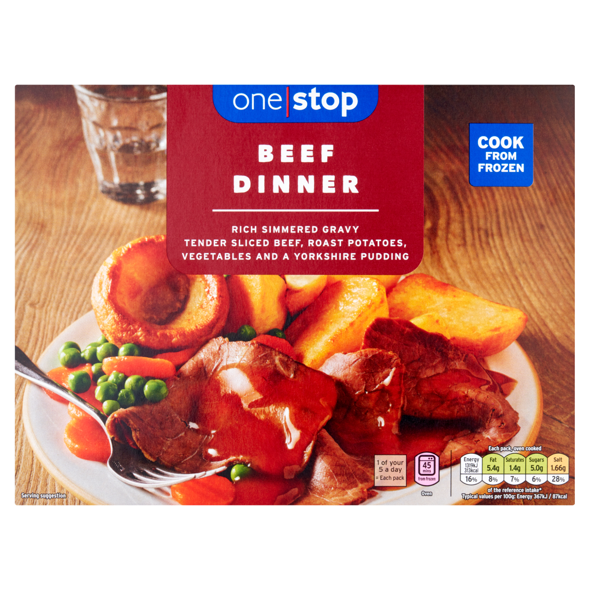 One Stop Beef Dinner 400g