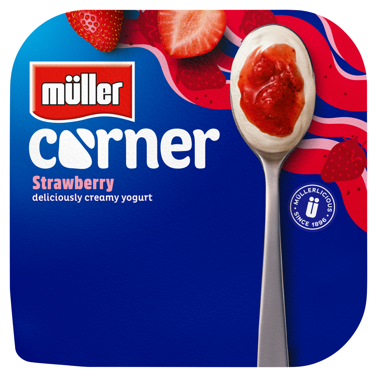 Müller Corner Strawberry 136g