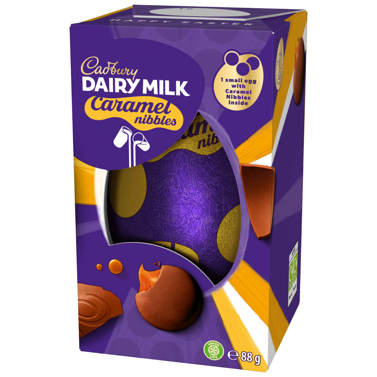 Cadbury Caramel Nibbles Chocolate Easter Egg 88 g