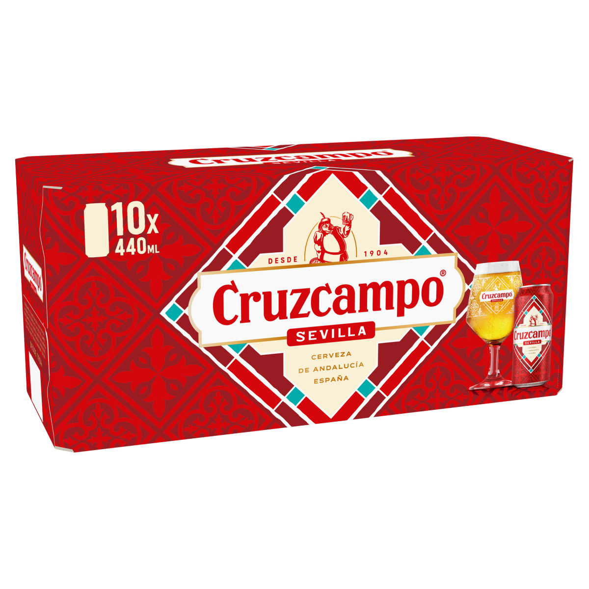 Cruzcampo Sevilla Beer Cans 10 x 440ml