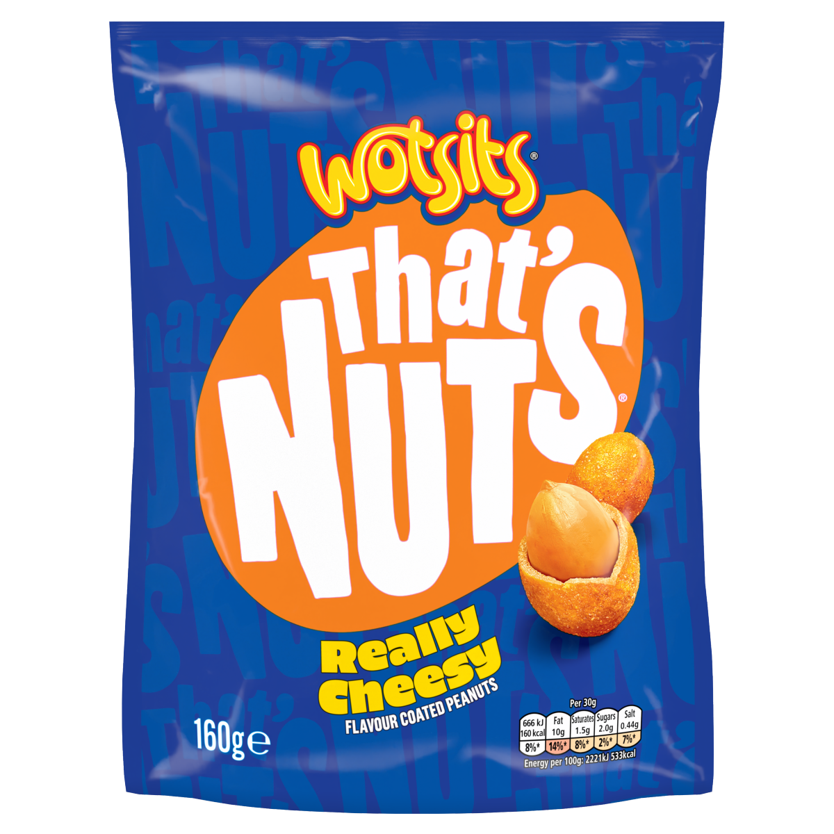 That’s Nuts Wotsits Really Cheesy Sharing Coated Peanuts 160g