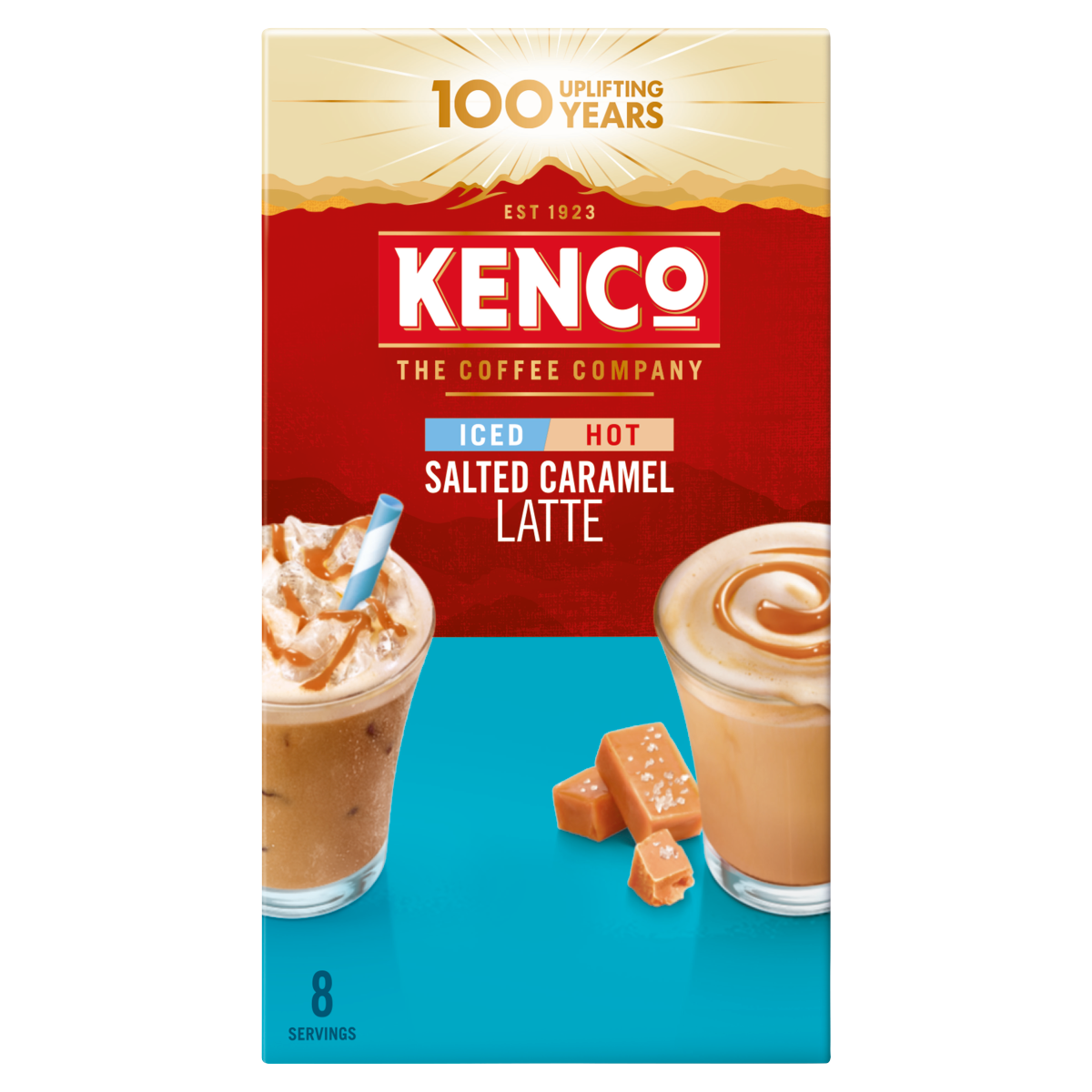 Kenco Iced Hot Salted Caramel Latte 8×20.3g (162.4g)