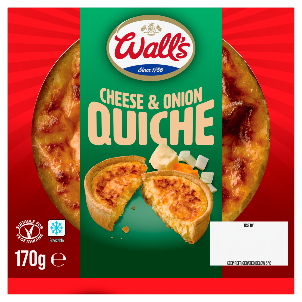 Wall’s Cheese & Onion Quiche 170g