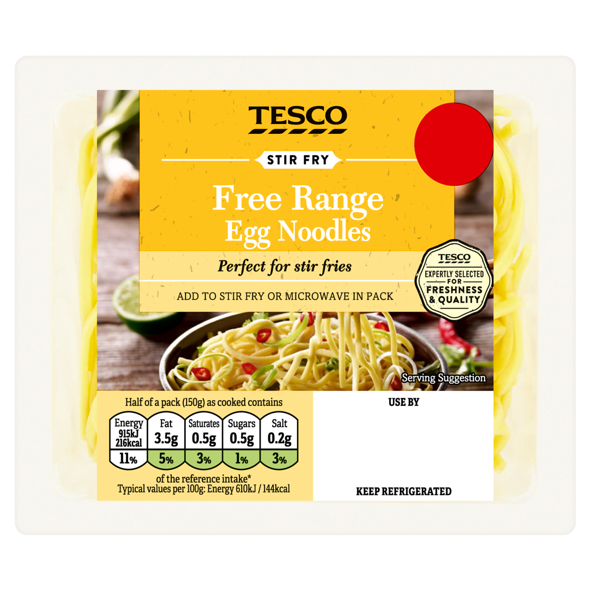 Tesco Free Range Egg Noodles 300g