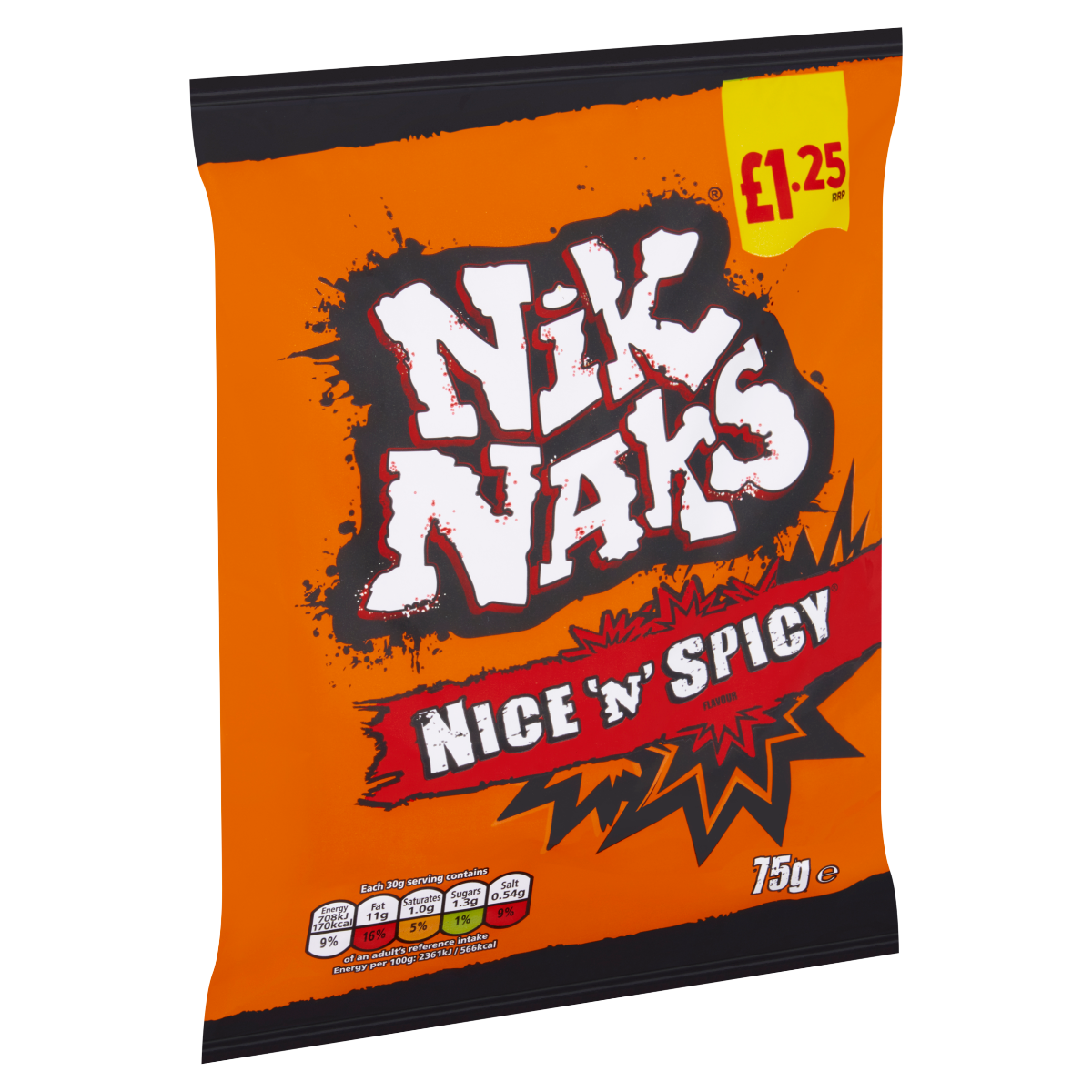 Nik Naks Nice ‘N’ Spicy Flavour 75g