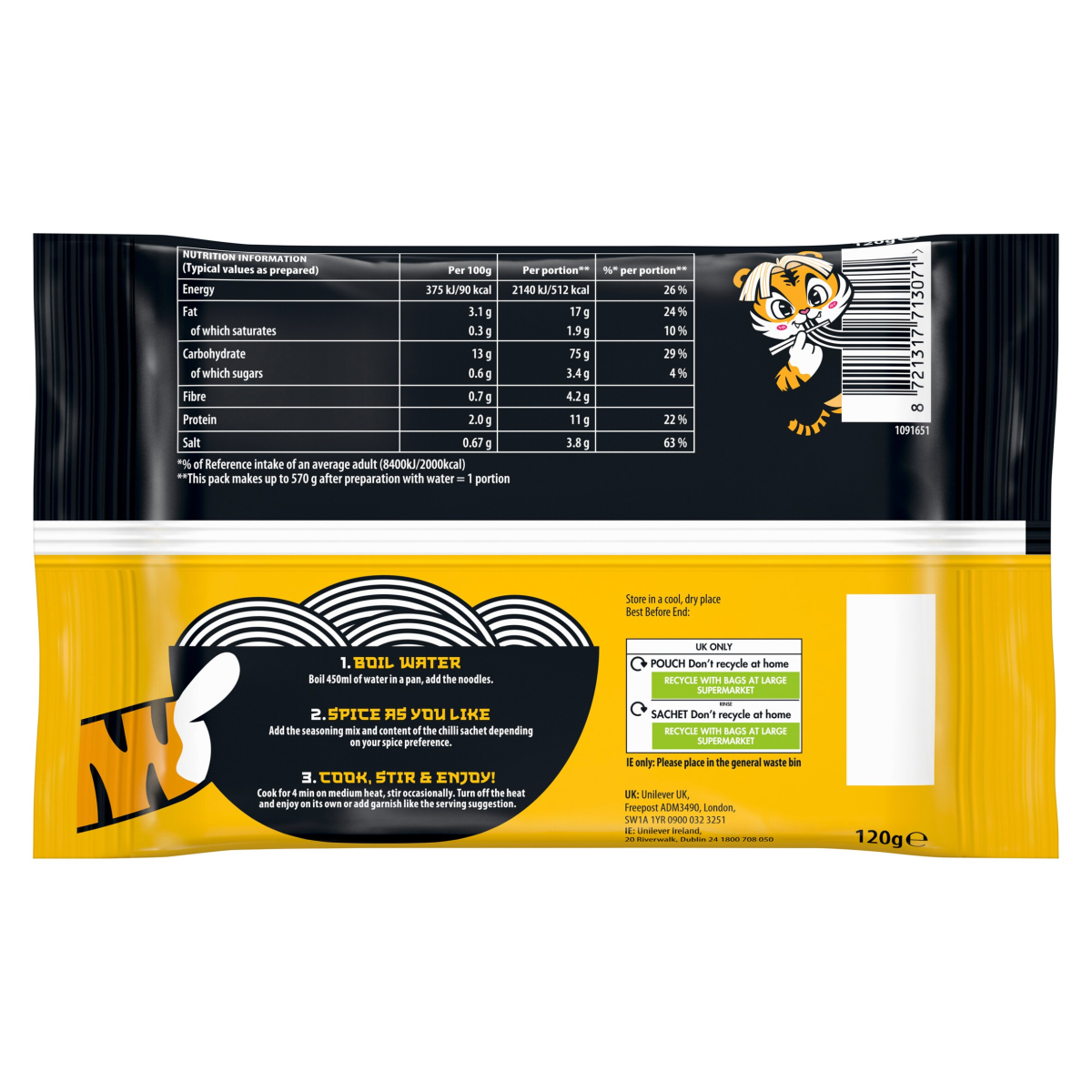 Namdong Chicken Jjigae Instant Noodle 120 g