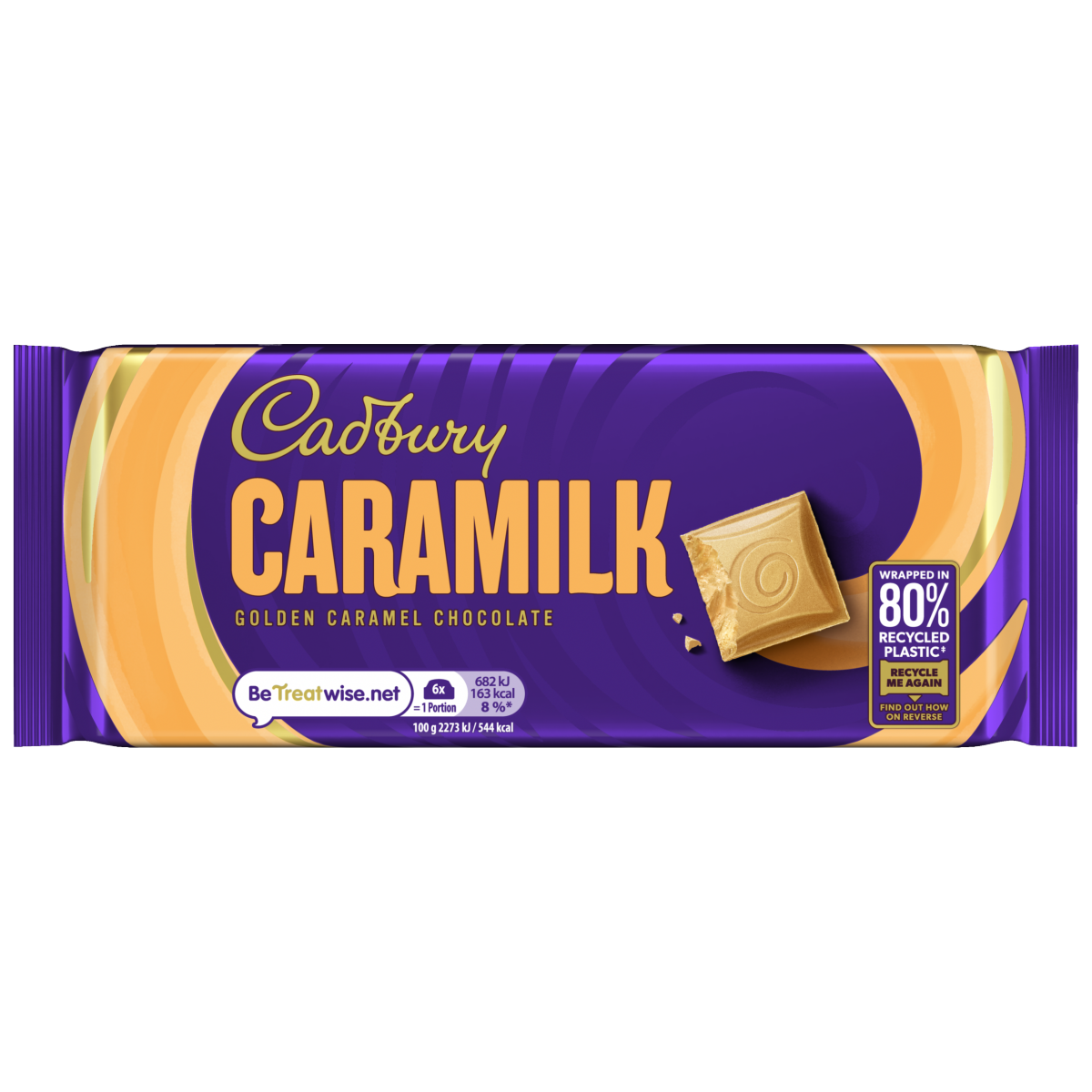 Cadbury Caramilk Golden Caramel Chocolate Bar 90g