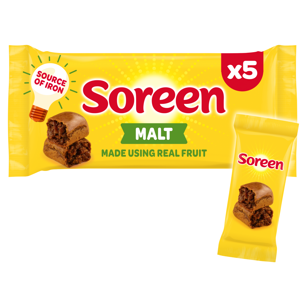 Soreen 5 Malt Lunchbox Loaves 150g