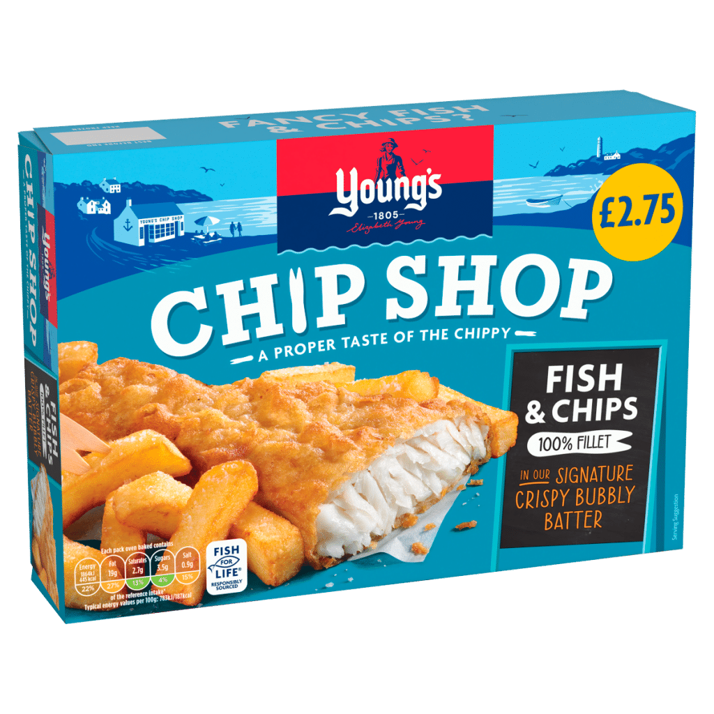 Young’s Chip Shop Fish & Chips 100% Fillet 300g