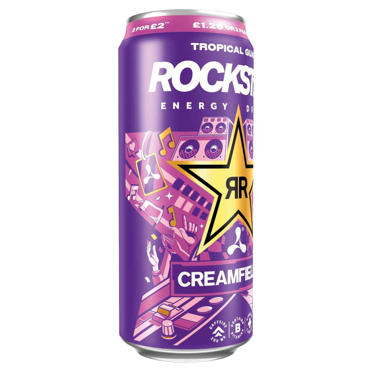 Rockstar Tropical Guava Energy Drink 500ml