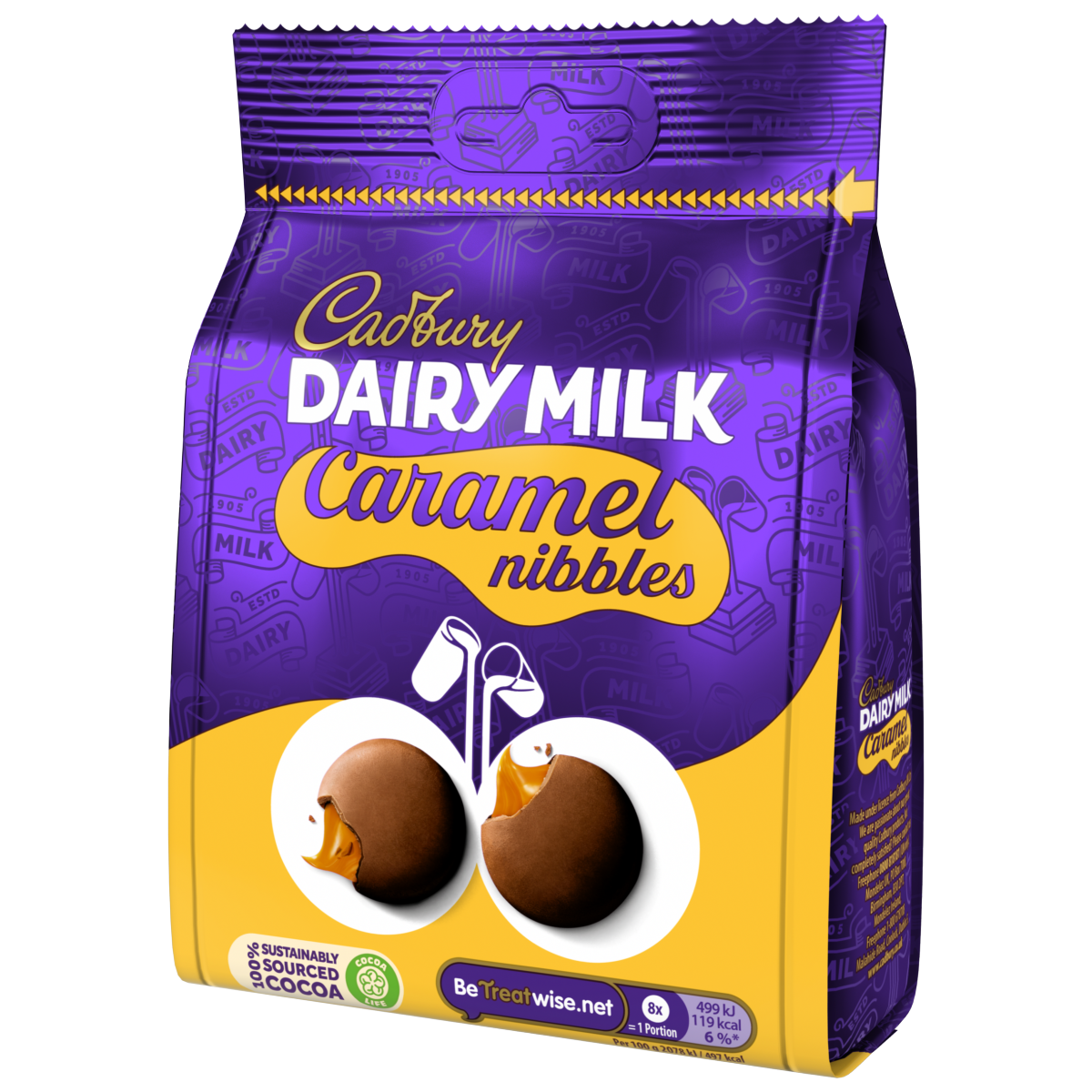 Cadbury Dairy Milk Caramel Nibbles Chocolate 120g