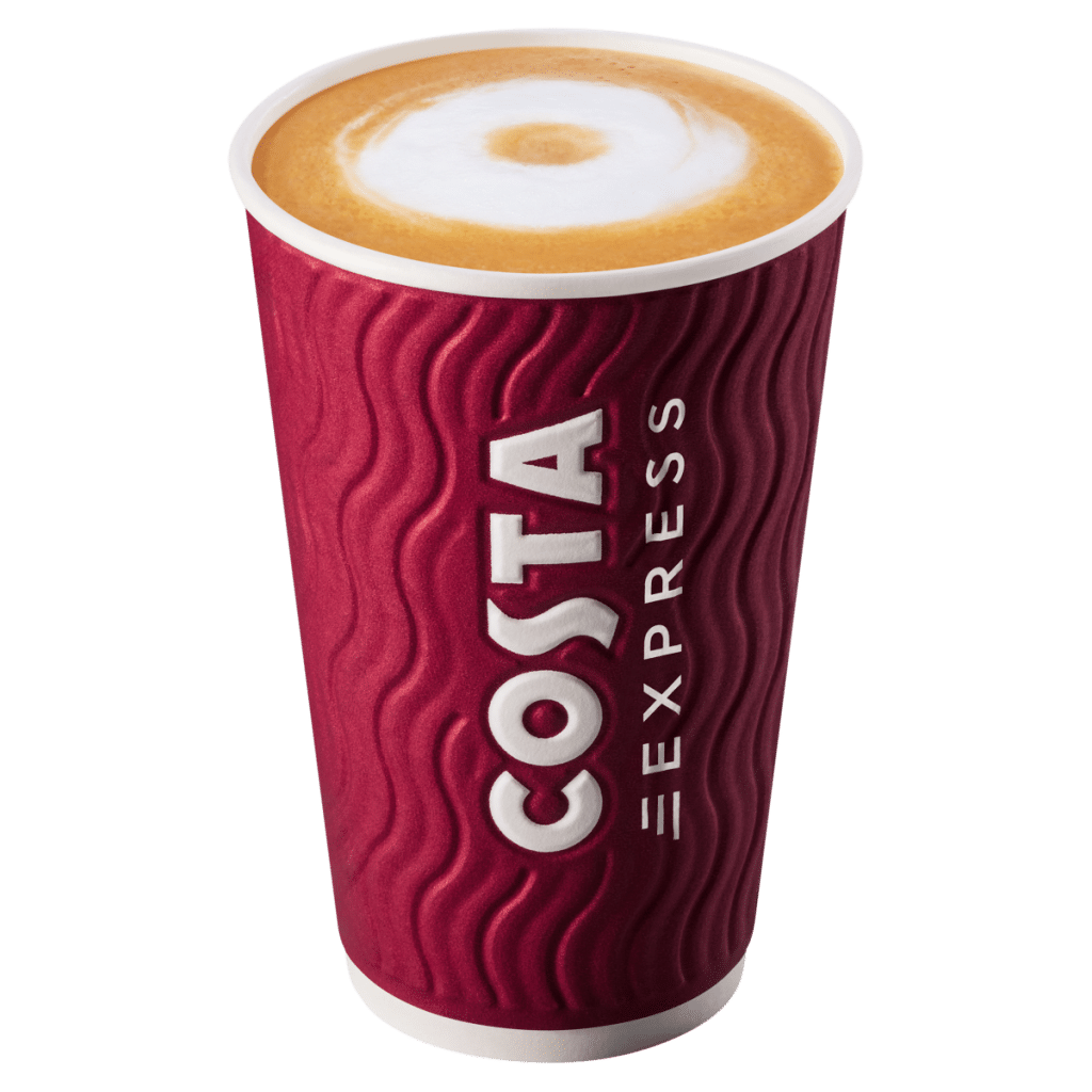 Costa Coffee Regular Flat White + Syrup 340ml