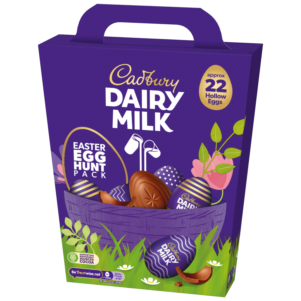 Cadbury Dairy Milk Chocolate Easter Egg Hunt Pack 317g