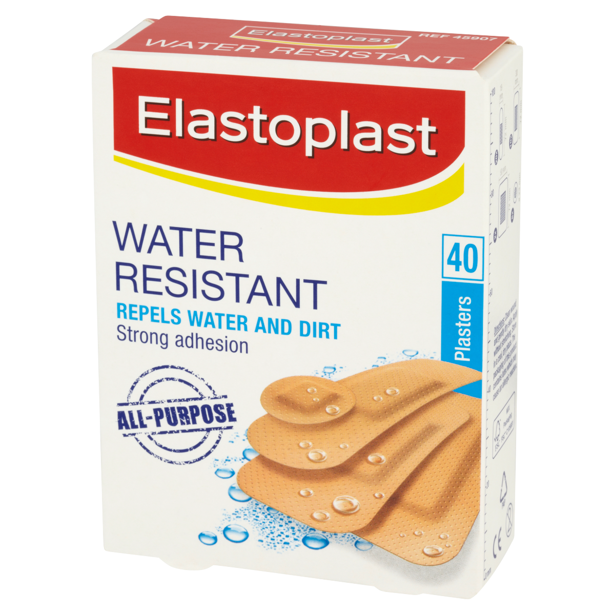 Elastoplast Water Resistant Plastic Plasters (40 Pcs)