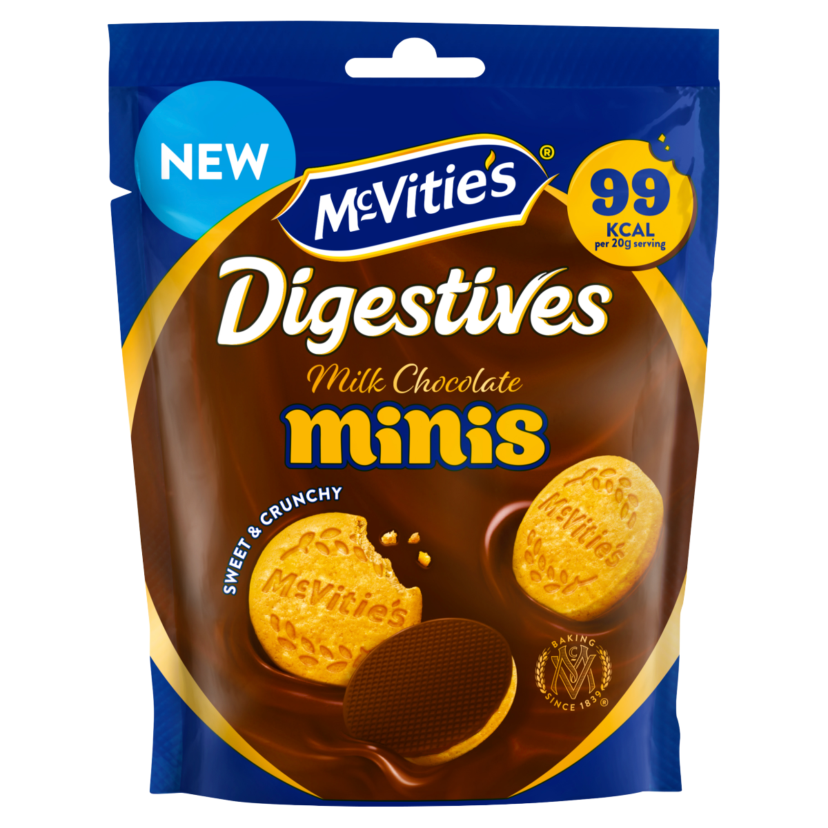 McVitie’s Digestives Milk Chocolate Minis 80g