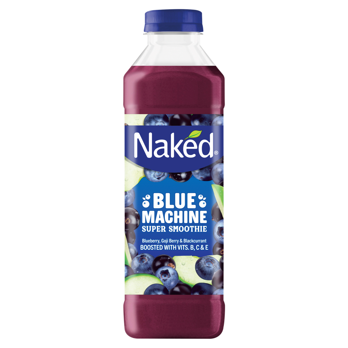 Naked Blue Machine Blueberry, Goji Berry & Blackcurrant Super Smoothie 750ml