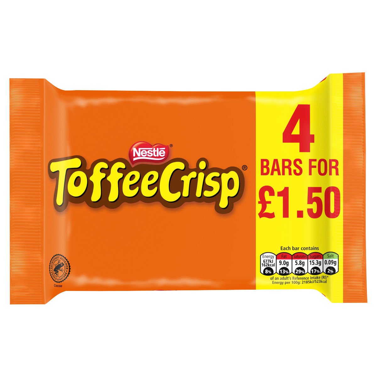 Toffee Crisp 4 x 31g (124g)