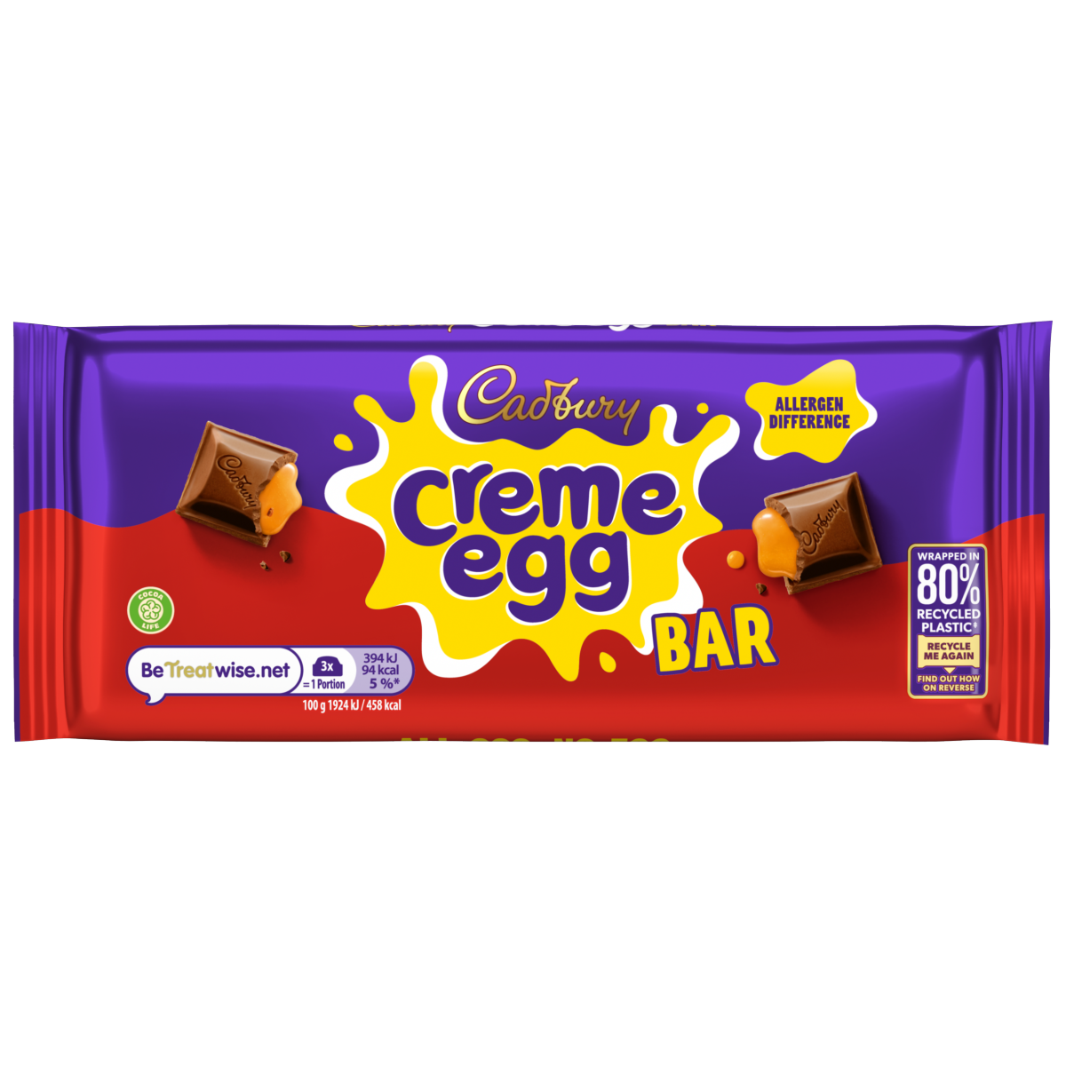 Cadbury Creme Egg Milk Chocolate Bar 123 g