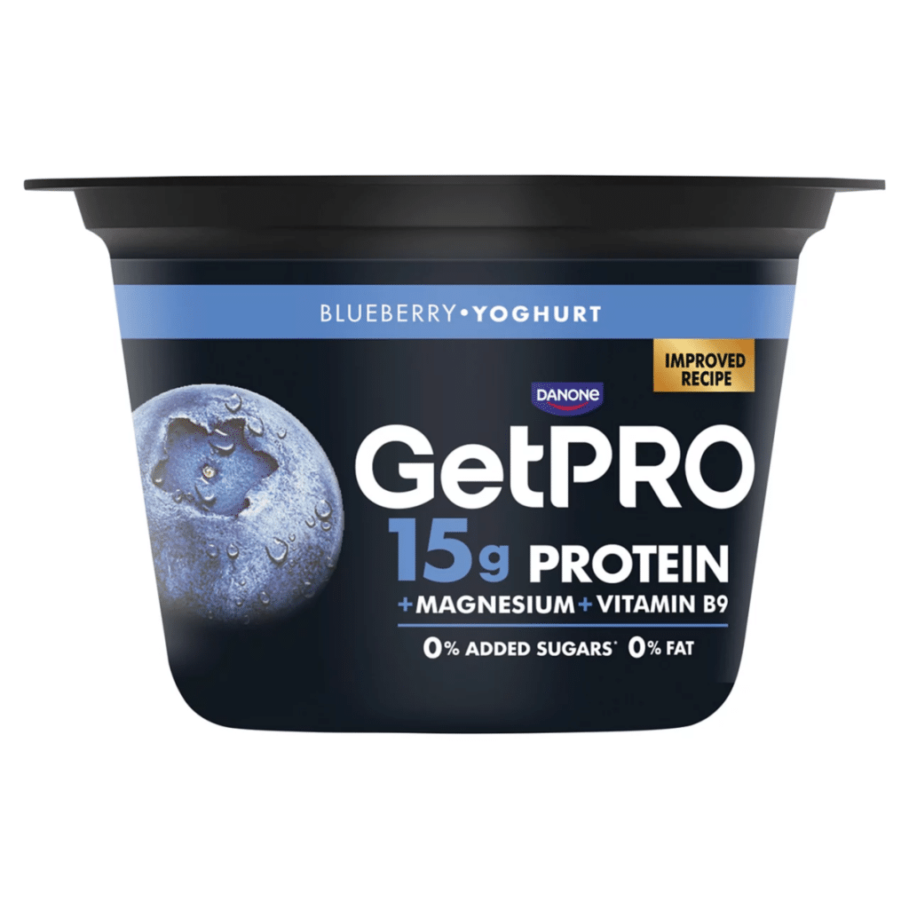 GetPro 15g High Protein Blueberry Yoghurt with Magnesium & Vitamin B9 160g