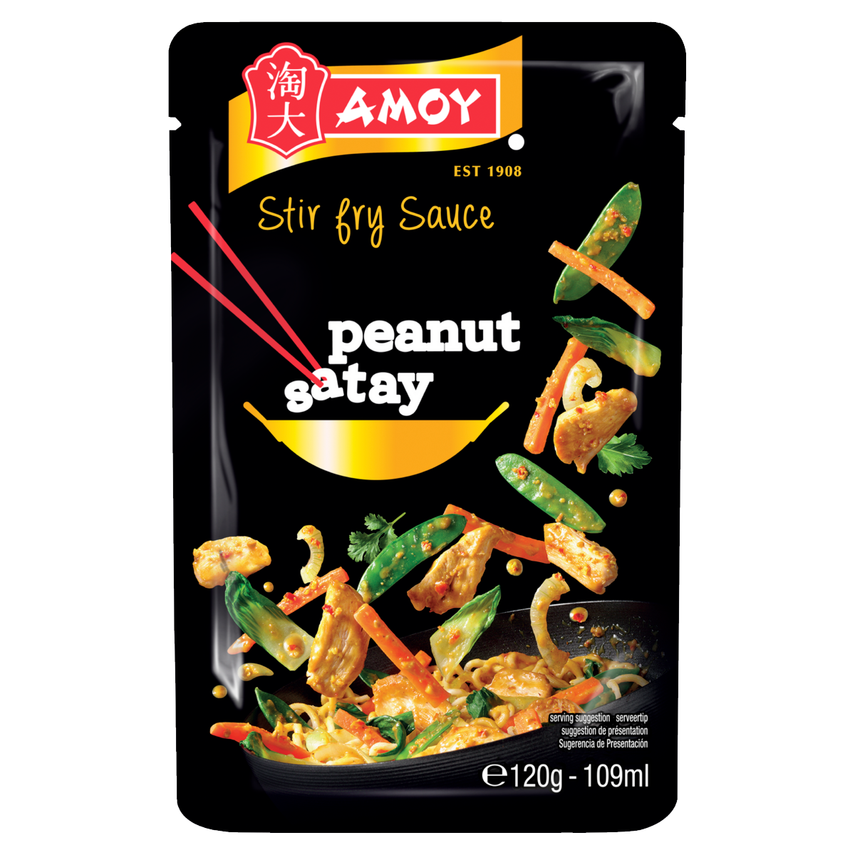 Amoy Peanut Satay Stir Fry Sauce 120g