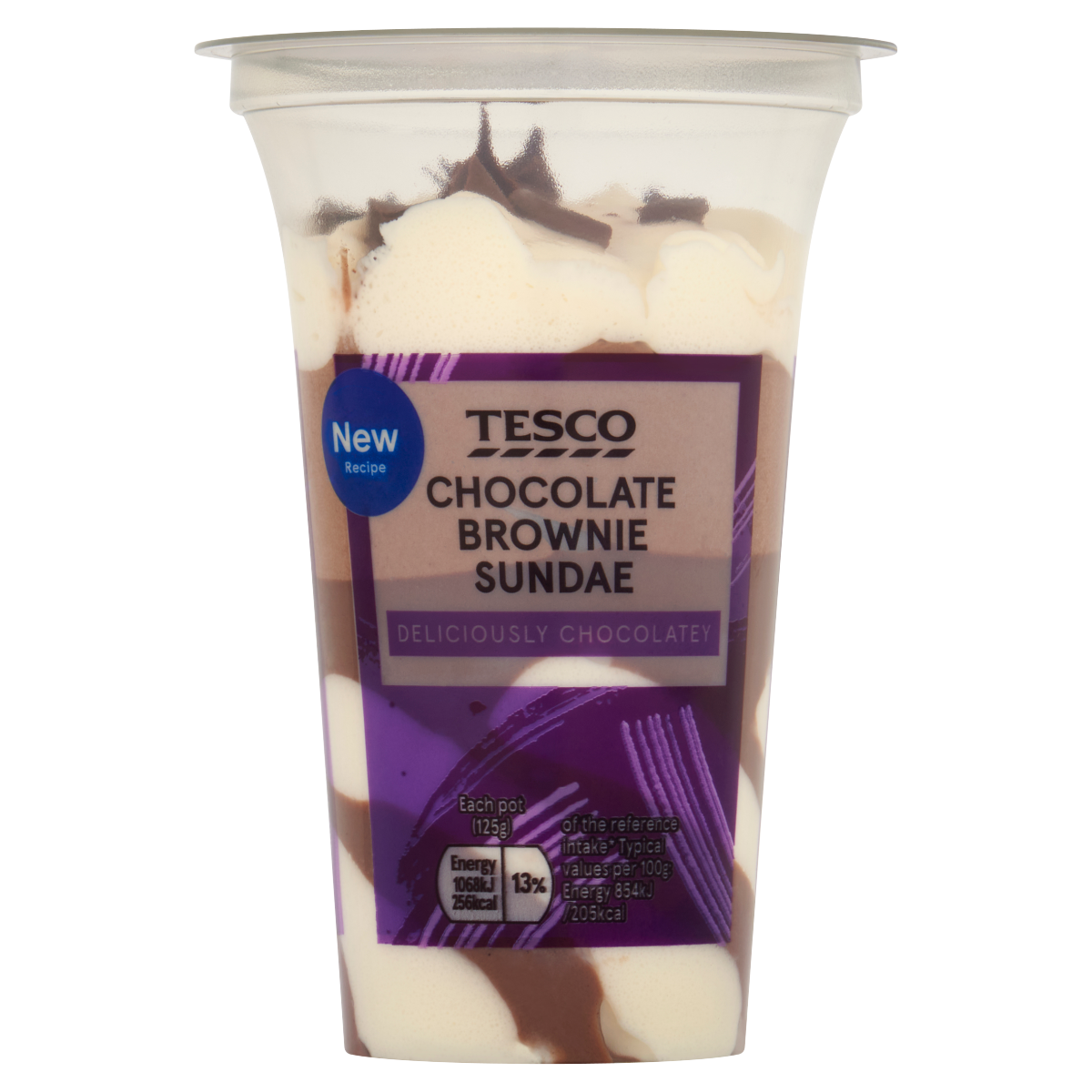 Tesco Chocolate Brownie Sundae 125g