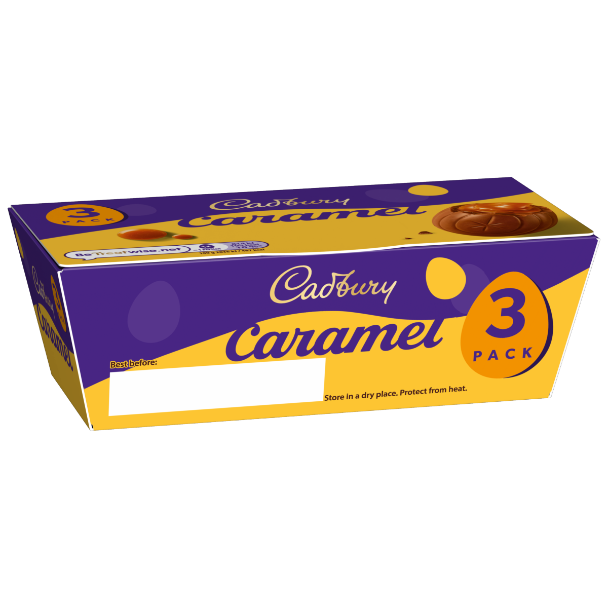 Cadbury Caramel Eggs 3 Pack Multipack 120g (3 x 40g)