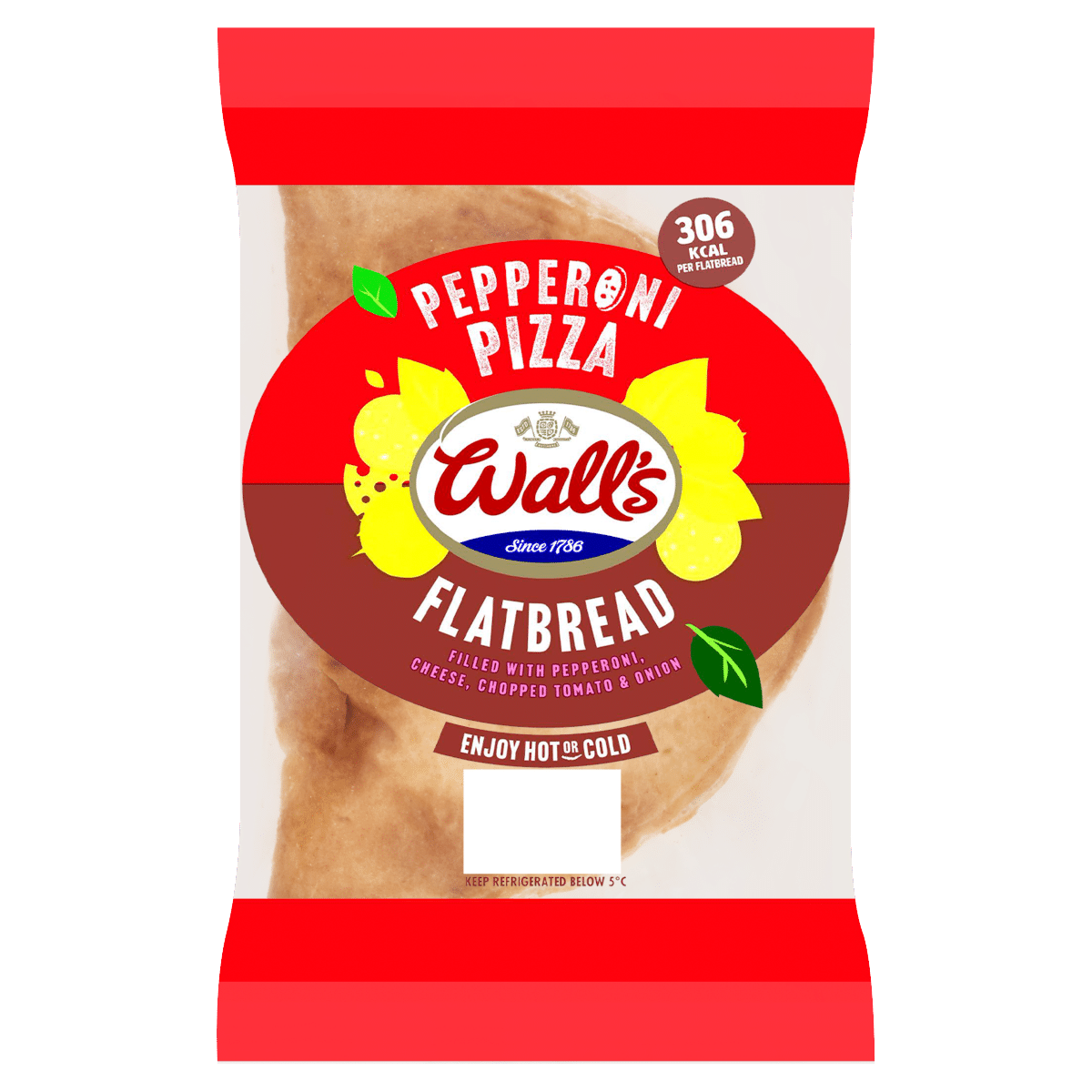 Wall’s Pepperoni Pizza Flatbread 120g