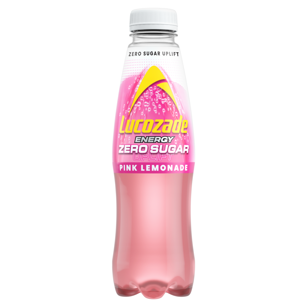 Lucozade Energy Zero Sugar Drink Pink Lemonade 500ml