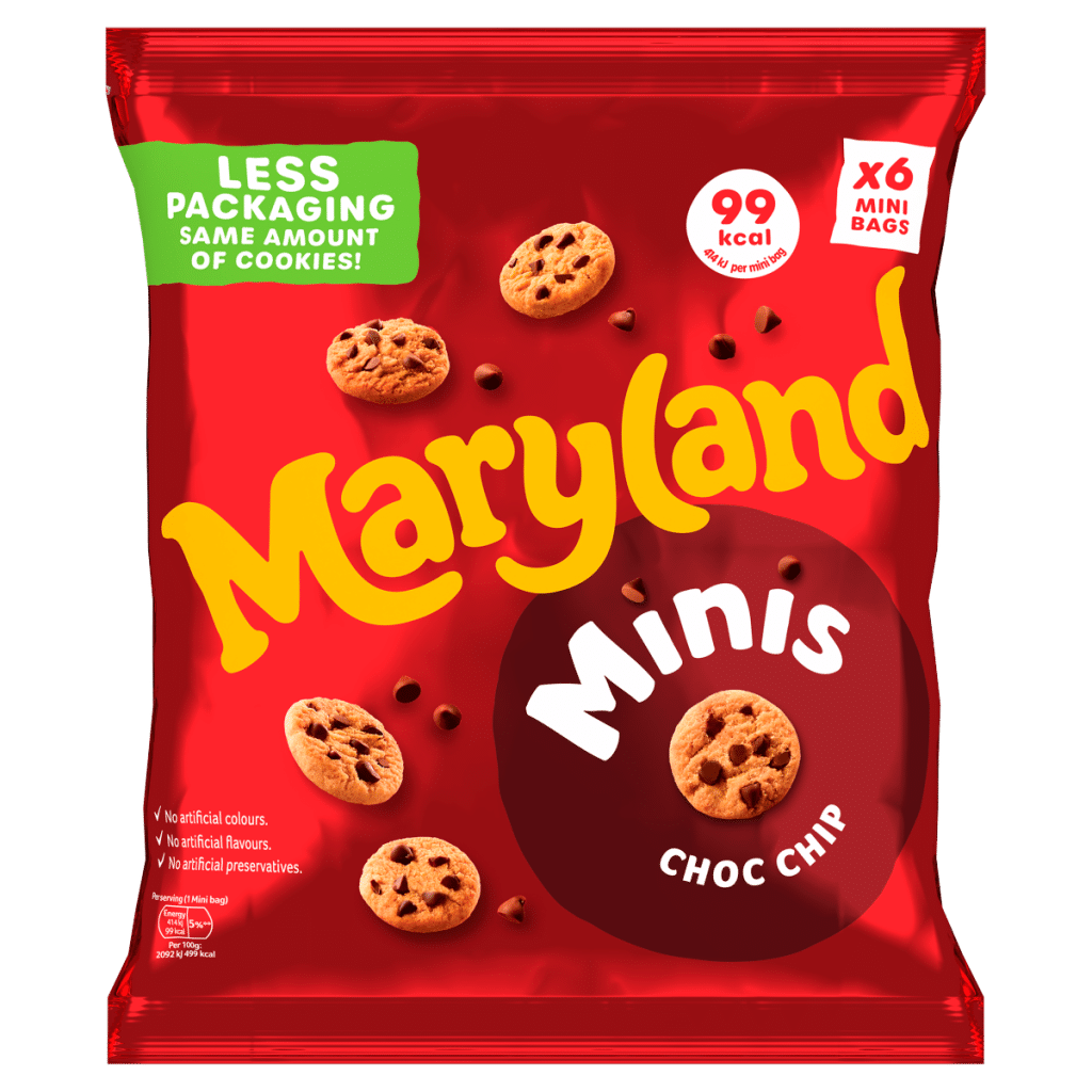 Maryland 6 Minis Choc Chip 118.8g