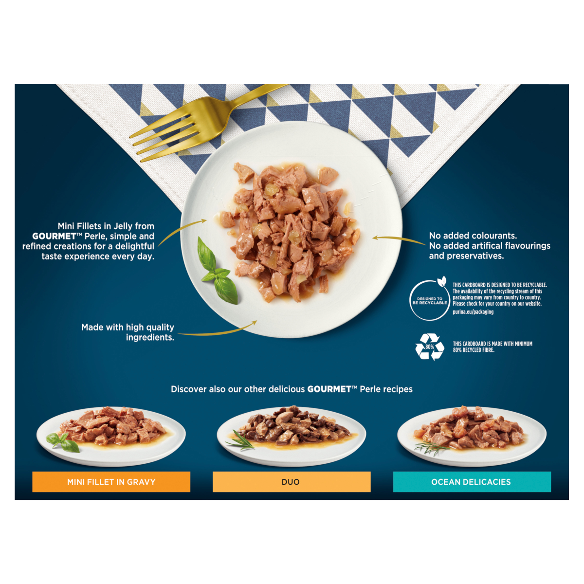 Gourmet Perle Country Medley Mini Fillets in Jelly 12 x 85g (1020g)