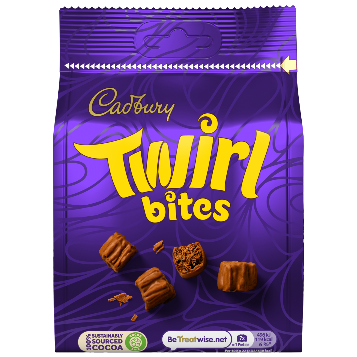 Cadbury Twirl Bites Chocolate Bag 109g