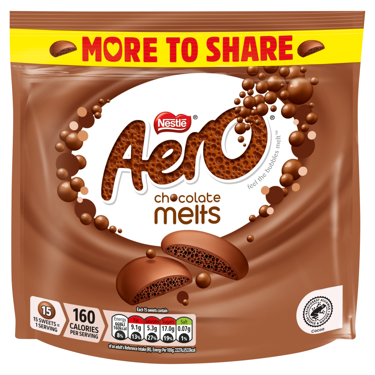Aero Chocolate Melts 172g