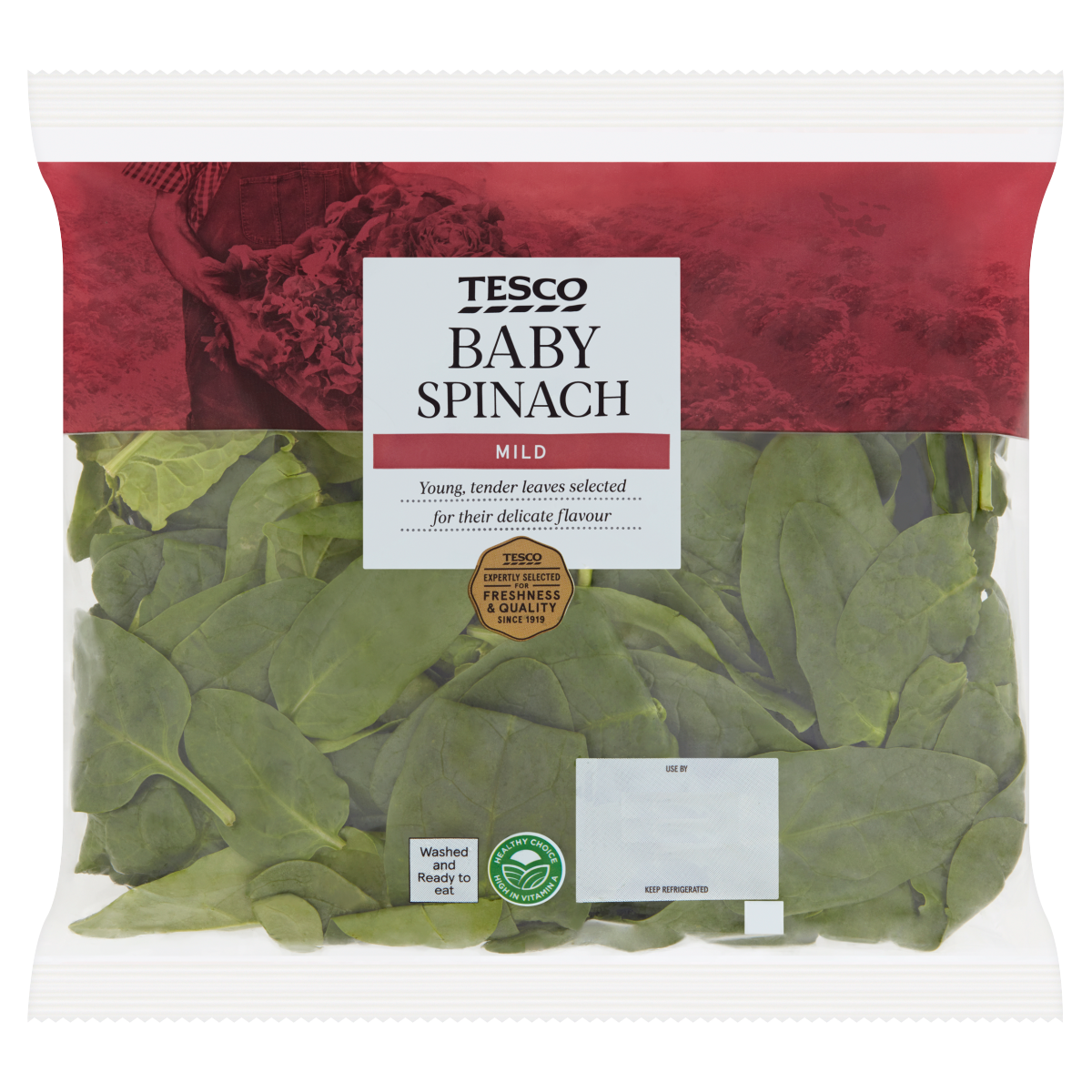 Tesco Baby Spinach 220g