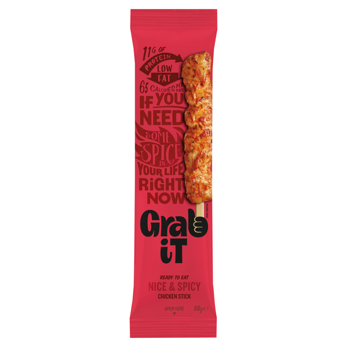 Grab It Nice & Spicy Chicken Stick 50g