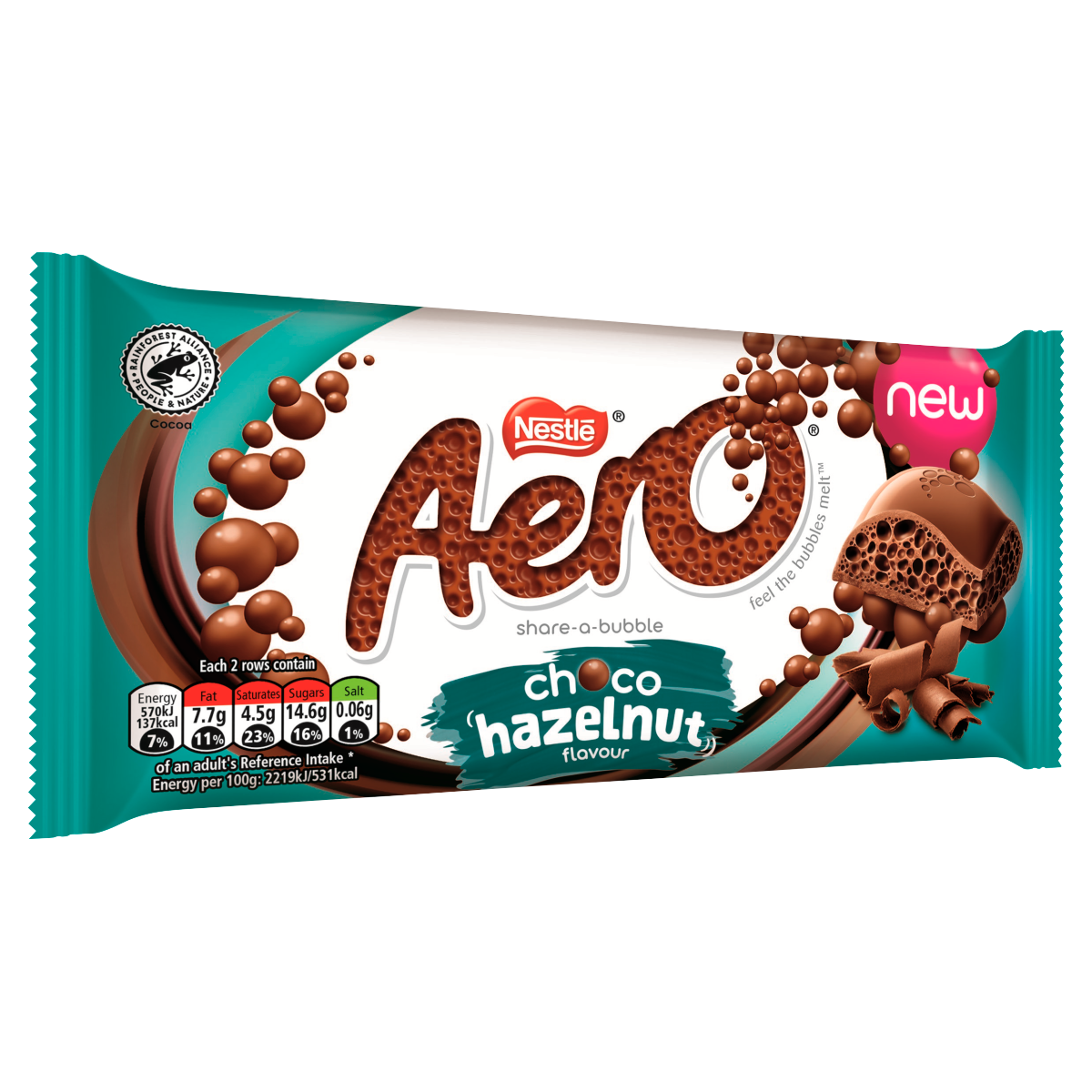 Aero Hazelnut Flavour Choco 90g