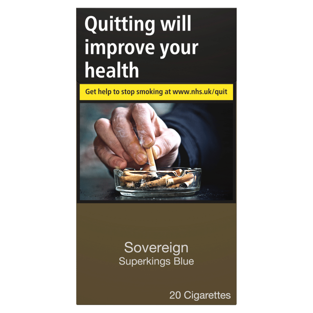 Sovereign Superkings Blue 20 Cigarettes