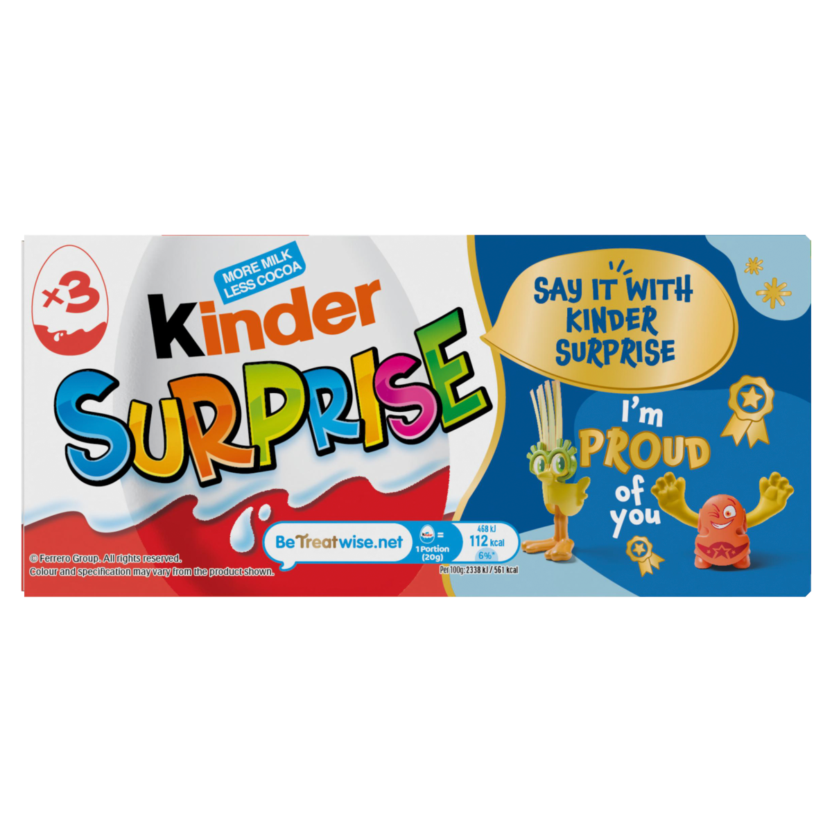 Kinder Surprise 3 x 20g