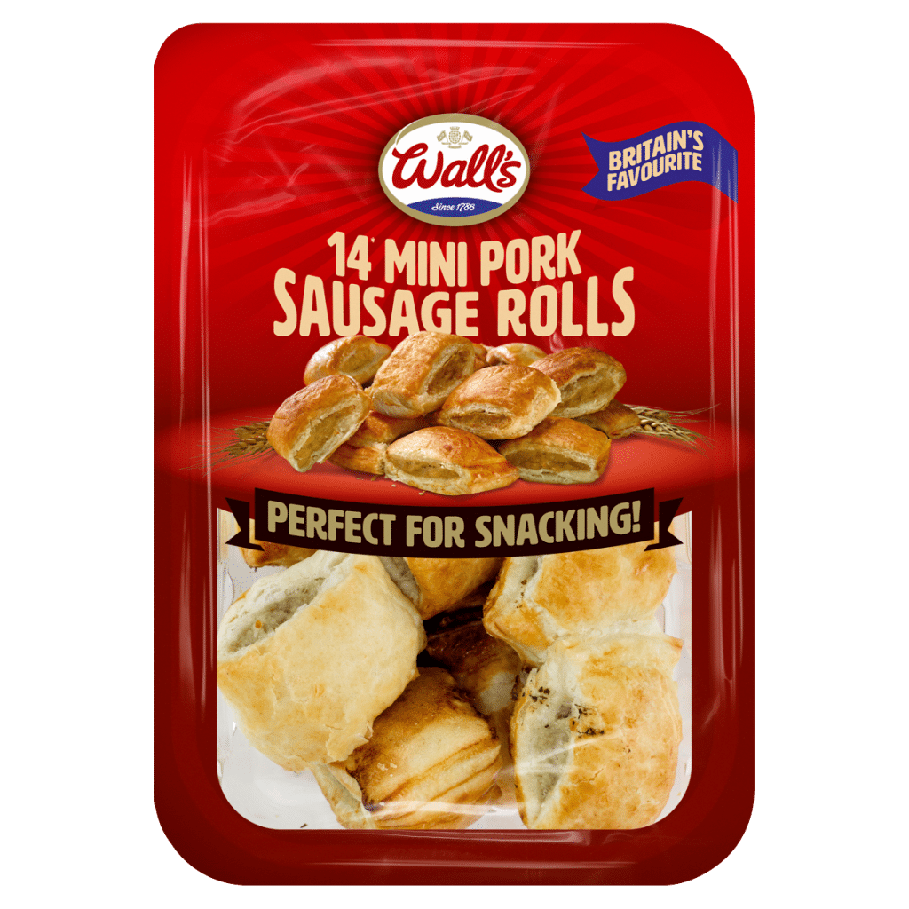 Wall’s 14 Mini Pork Sausage Rolls 140g
