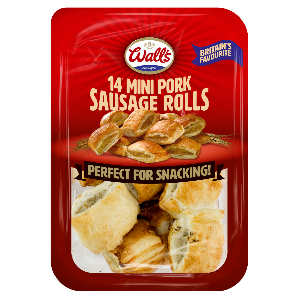 Wall’s 14 Mini Pork Sausage Rolls 140g